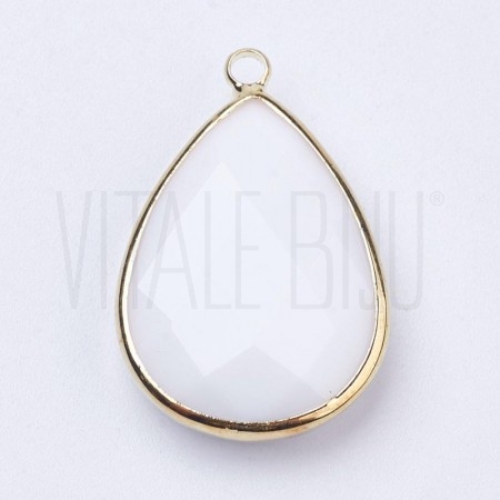 Pendente Gota 18x11mm Borda Do...