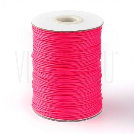 Fio Sintético Encerado 1mm - ROSA NEON 