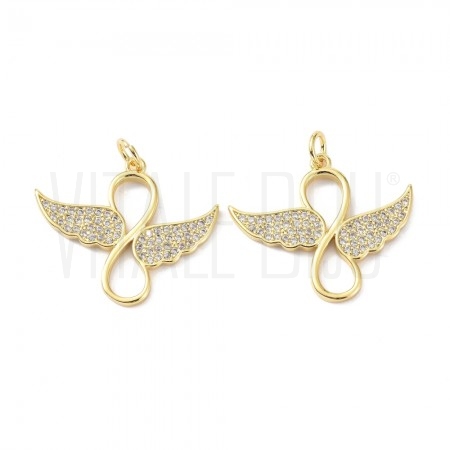 Pendente Anjo 25x21mm - Latão ...