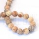 Fiada Contas +/-8mm - Jasper Picture Natural Fosca