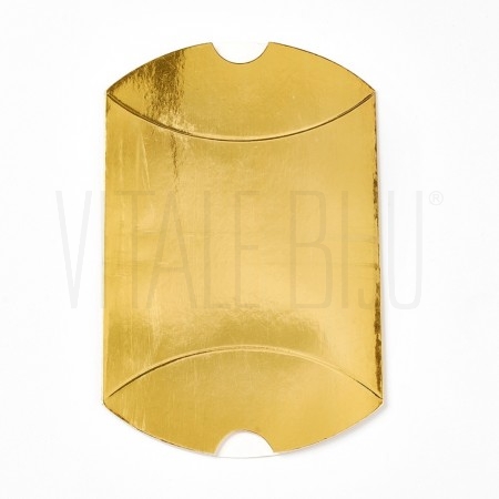 Pack com 10 caixas 9x7cm - DOURADO METALIZADO