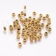 Pack 50 Separadores Estilo Tibetano 4.5mm furo de: 3mm - Dourado Velho