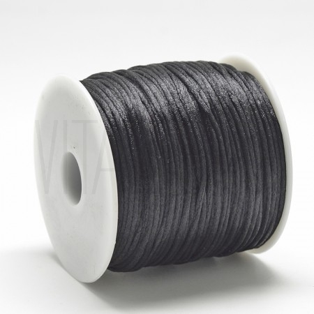 Fio de seda 1mm - PRETO