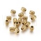 Pack 10 separadores/contas 8x6mm - furo: 4mm - Dourado Velho