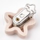 Mola de Silicone para Chucha I ♥ Mom - Bege