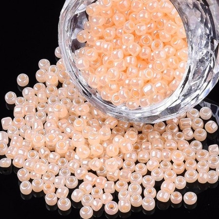 Pack missanga 3mm - SALMÃO PEROLADO
