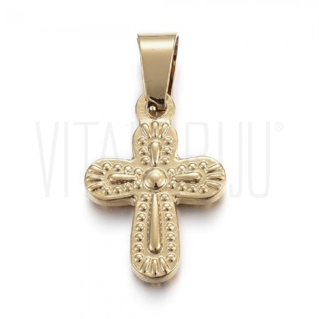 Pendente Cruz 19x13.5mm - Aço ...