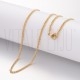 Fio Elo Achatado Torcido 2mm - Aço Inox Dourado