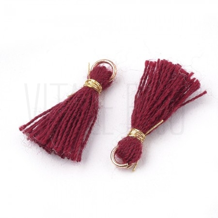 Pompom Linha de Algodão Mini 13mm - Bordeaux