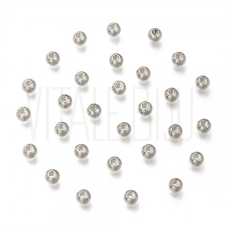 Pack 20 contas 4mm furo: 1,5mm...