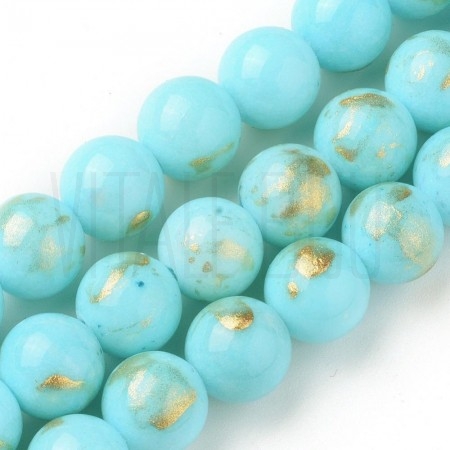 Fiada Contas +/-8mm -  Jade Ma...