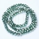 Fiada cristal facetado 4mm - VERDE ESPELHADO Fiada cristal facetado 4mm - VERDE ESPELHADO