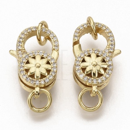 Fecho Mosquetão Flor 20x12mm -...