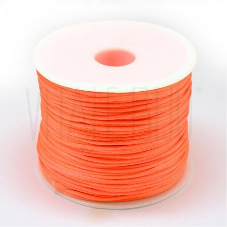 Fio de seda 1mm - LARANJA FLUO...