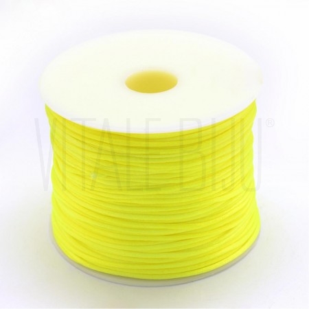 Fio de seda 1mm - AMARELO FLUORESCENTE