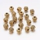 Pack 10 separador/contas 8mm - furo: 3mm - Dourado