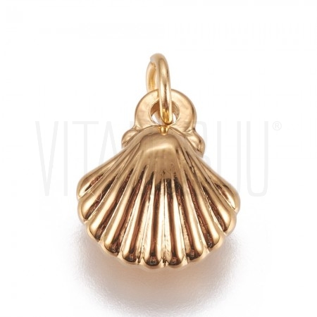 Pendente Concha 12x11mm - Aço ...