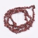 Fiada cascalho pedra JASPER VERMELHO NATURAL - 80cm Fiada cascalho pedra JASPER VERMELHO NATURAL - 80cm