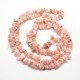 Fiada Cascalho Pedra Natural Pink Opal - 40cm