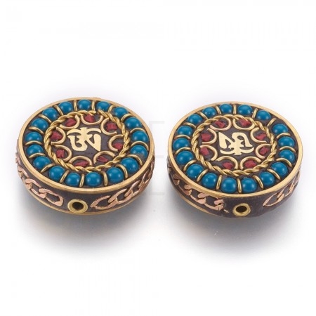 Entremeio /conta Tibetano 29mm