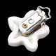 Mola de Silicone para Chucha I ♥ Mom - Branco