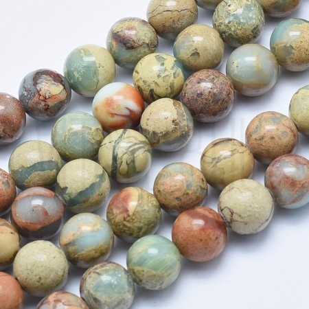 Fiada Contas +/- 8mm - Jasper ...