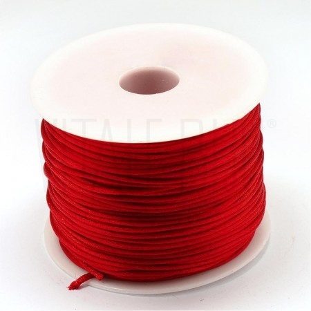 Fio de seda 1mm - VERMELHO *10...