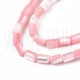 Fiada Cilindros de Madrepérola Trochus +/- 5mm - Rosa Claro