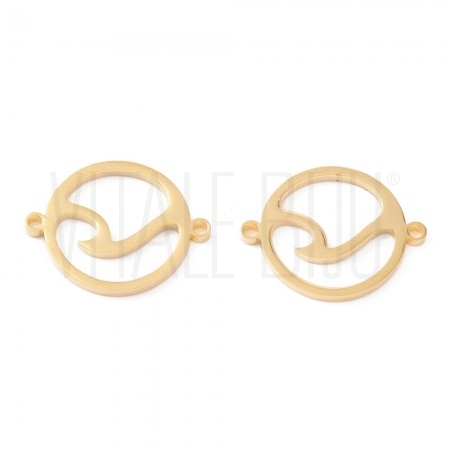Entremeio Onda 20x16mm - Aço I...