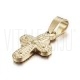Pendente Cruz 19x13.5mm - Aço Inoxidável 304 - Dourado