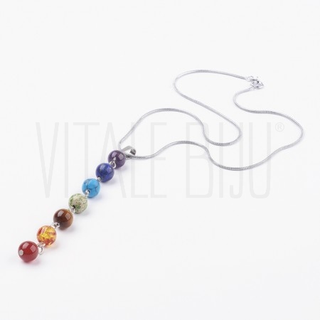 Fio Malha Snake 1mm c/ Pendent...