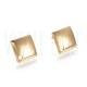Base Brinco Losango 14mm Furo: 1.5mm Aço Inox 304 - Dourado 