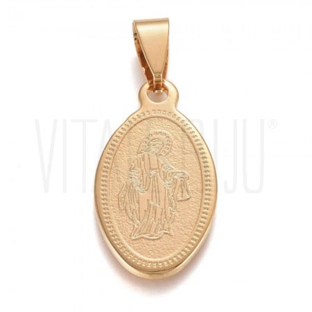 Medalha Nossa Senhora 27x15mm ...
