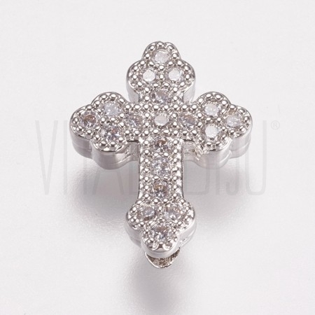 Entremeio Cruz 15x12mm - Latão...