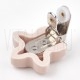 Mola de Silicone para Chucha I ♥ Mom - Bege