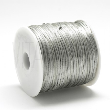 Fio de seda 1mm - PRATEADO