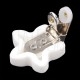 Mola de Silicone para Chucha I ♥ Mom - Branco