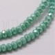 Fiada Cristal Facetado 3.5mm - Verde Médio Espelhado 