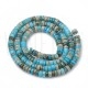 Fiada discos de pedra natural 4.5mm furo: 0.5mm - Jaspe Imperial Regalite Azul Céu Fiada discos de pedra natural 4.5mm furo: 0.5mm - Jaspe Imperial Regalite Azul Céu