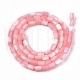 Fiada Cilindros de Madrepérola Trochus +/- 5mm - Rosa Claro