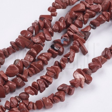 Fiada cascalho pedra JASPER VERMELHO NATURAL - 80cm Fiada cascalho pedra JASPER VERMELHO NATURAL - 80cm