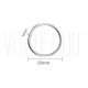 Pack 50 Argolas 12mm x 1mm - Aço Inox