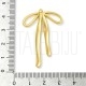 Pendente Laço 42x28mm - Aço Inox 304  Dourado Ouro18K