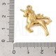 Pendente Unicórnio 26x27mm - Aço Inox - Dourado