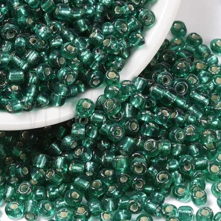 Pack missanga 3mm - VERDE TRAN...