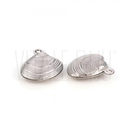 Pendente Concha 14x13mm - Aço inox 