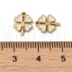 Pendente Flor 11x9mm - Aço Inox - Dourado Branco