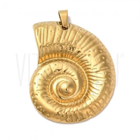Pendente Concha 44x34mm - Aço ...