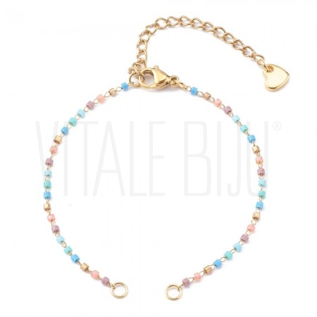 Pulseira Semi-Pronta de Elos c...