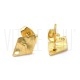 Base Brinco Triangular 12x8mm - Aço Inox Dourado